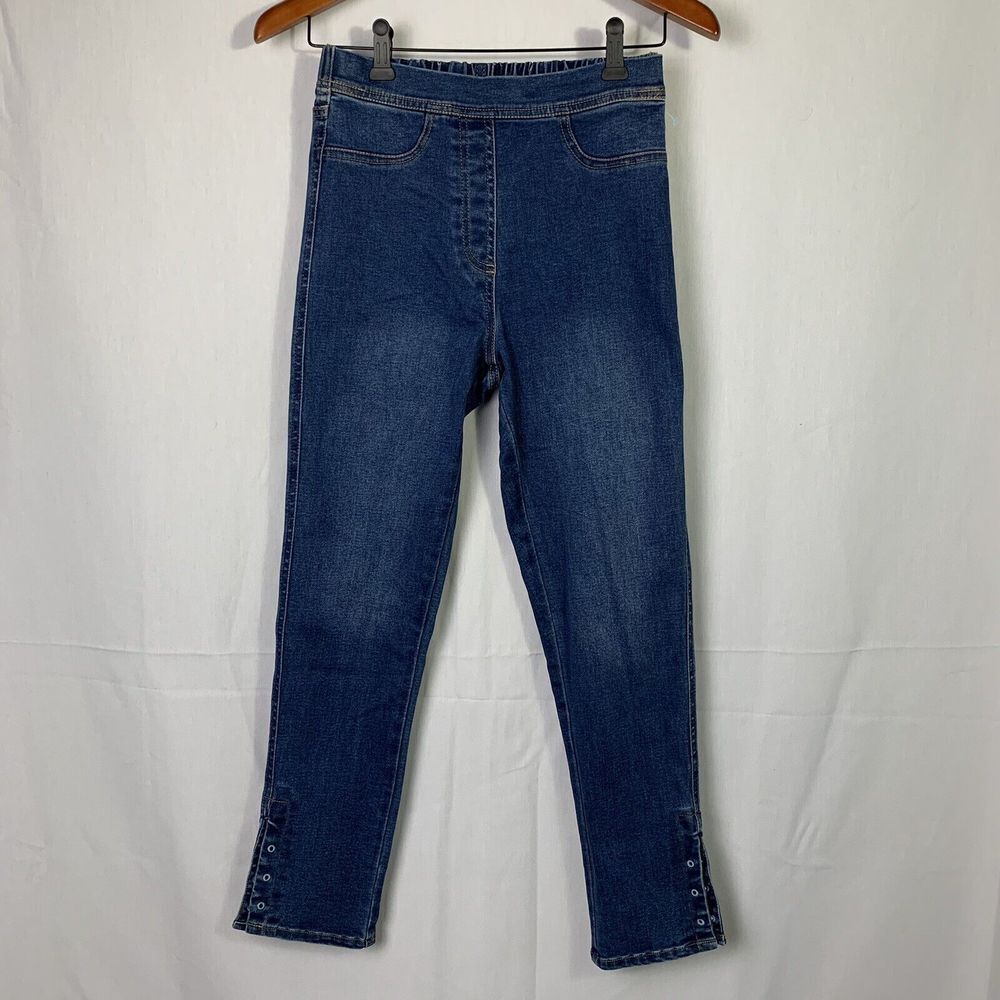 Calzedonia Womens Jegging Jeans High Rise Elastic Waist Size M